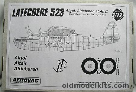 Aerovac 1/72 Latecoere 523 plastic model kit